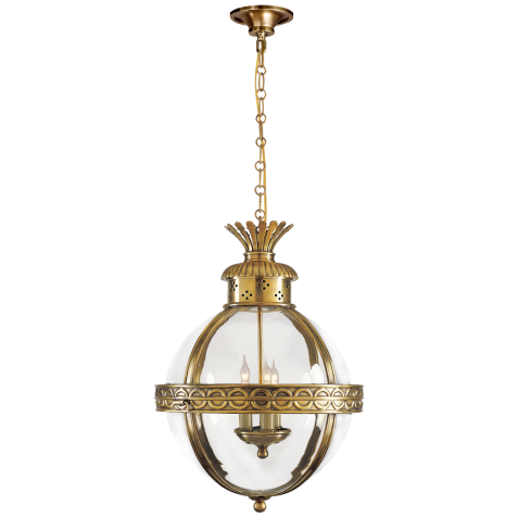 Люстра Crown Top Banded Globe Lantern CHC 2111AB-CG