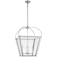 Люстра Plantation Medium Square Lantern CHC 3439PN-CG
