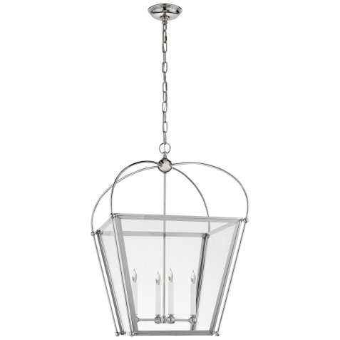 Люстра Plantation Medium Square Lantern CHC 3439PN-CG