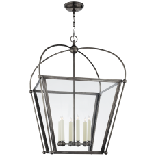 Люстра Plantation Large Square Lantern CHC 3440BZ-CG