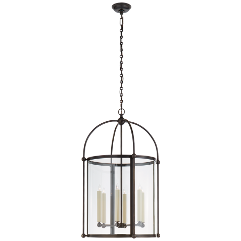 Люстра Plantation Large Round Lantern CHC 3452BZ-CG