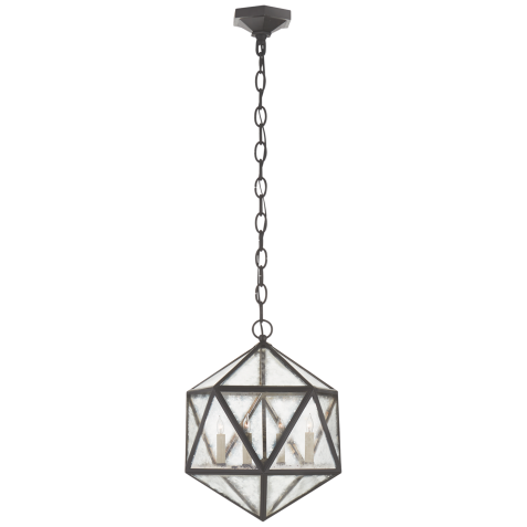 Люстра Zeno Medium 18 Facet Hedron Lantern CHC 5201AI-AM