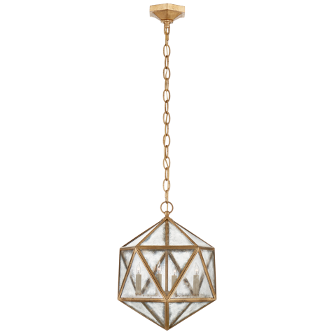 Люстра Zeno Medium 18 Facet Hedron Lantern CHC 5201GI-AM