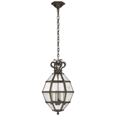 Люстра Venezia Small Faceted Scroll-Top Lantern CHC 5261AI-AM
