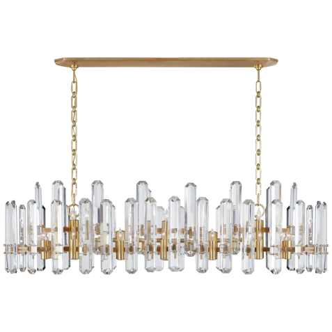 Люстра Bonnington Large Linear Chandelier ARN 5127HAB-CG