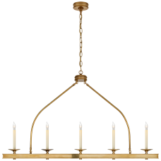 Люстра Launceton Large Linear Pendant CHC 1605AB