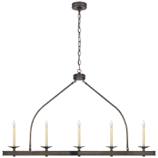 Люстра Launceton Large Linear Pendant CHC 1605BZ
