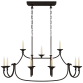 Люстра Flemish Large Linear Pendant CHC 5495AI
