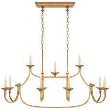 Люстра Flemish Large Linear Pendant CHC 5495GI