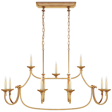 Люстра Flemish Large Linear Pendant CHC 5495GI