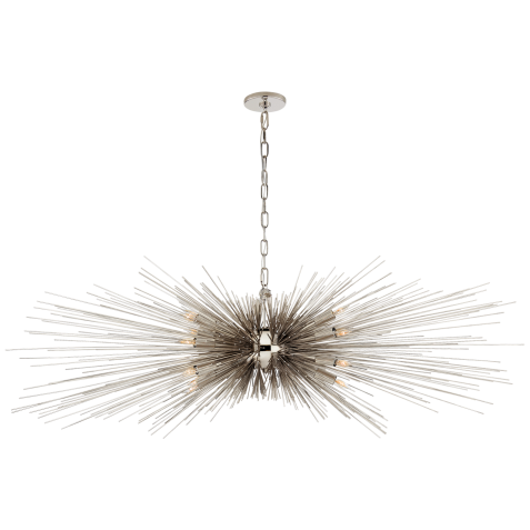 Люстра Strada Large Linear Chandelier KW 5182PN