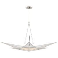 Люстра Ori Medium Linear Chandelier KW 5650PN-CLG