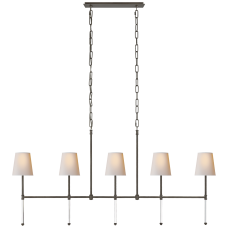 Люстра Camille Medium Linear Chandelier SK 5055BZ-NP