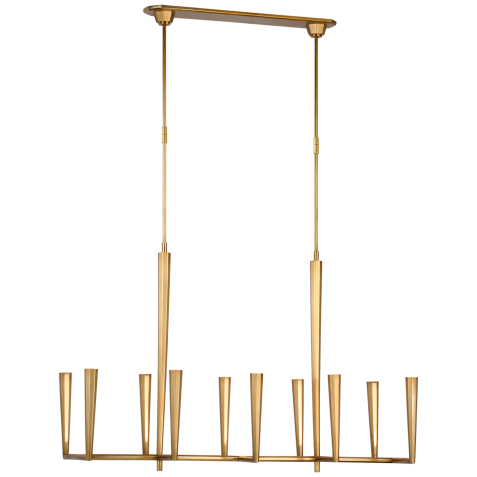 Люстра Galahad Large Linear Chandelier TOB 5715HAB