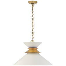 Люстра Alborg Large Stacked Pendant CHC 5245AB-WHT