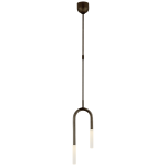 Люстра Rousseau Small Asymmetric Pendant KW 5590BZ-EC