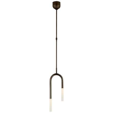Люстра Rousseau Small Asymmetric Pendant KW 5590BZ-EC