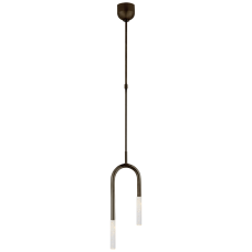 Люстра Rousseau Small Asymmetric Pendant KW 5590BZ-SG