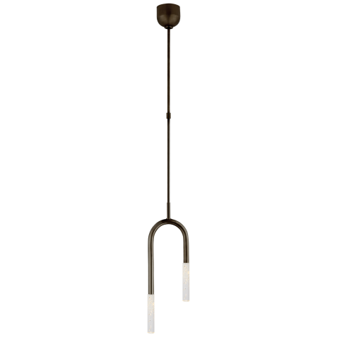 Люстра Rousseau Small Asymmetric Pendant KW 5590BZ-SG