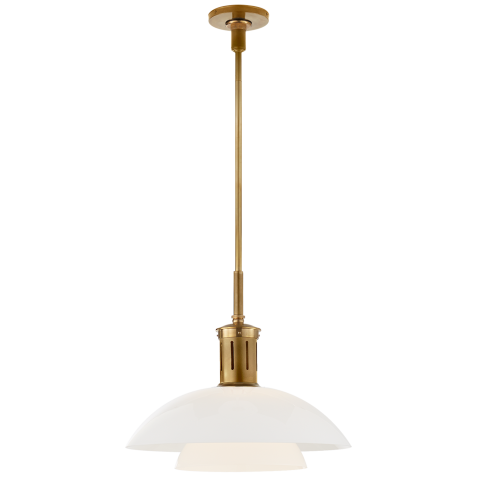 Люстра Whitman Medium Pendant TOB 5112HAB-WG