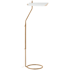 Торшер Miles Floor Lamp CHA 9724AB-WHT