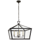 Фонарь Darlana Medium Wide Hanging Lantern CHO 5086BZ-CG