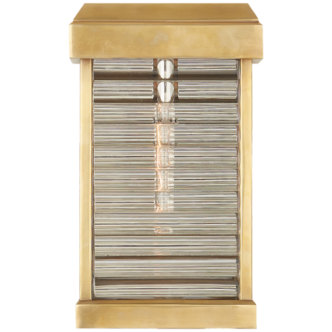 Фонарь Dunmore Small Curved Glass Louver Sconce CHO 2017AB-CG