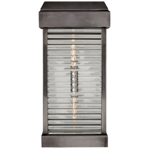 Фонарь Dunmore Large Curved Glass Louver Sconce CHO 2019BZ-CG