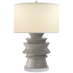 Настольная лампа Stacked Disk Table Lamp CHA 8693SHG-PL