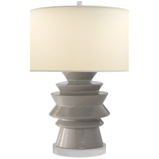 Настольная лампа Stacked Disk Table Lamp CHA 8693SHG-PL