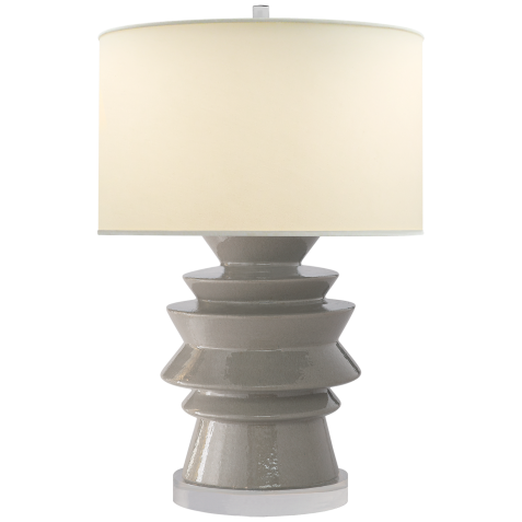 Настольная лампа Stacked Disk Table Lamp CHA 8693SHG-PL