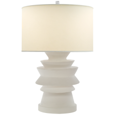 Настольная лампа Stacked Disk Table Lamp CHA 8693WHT-PL