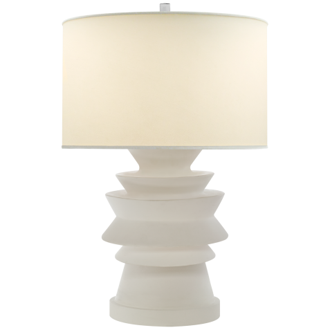 Настольная лампа Stacked Disk Table Lamp CHA 8693WHT-PL