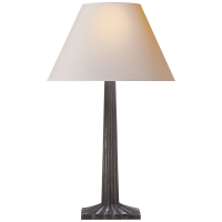 Настольная лампа Strie Fluted Column Table Lamp CHA 8707AI-NP