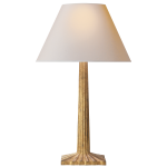 Настольная лампа Strie Fluted Column Table Lamp CHA 8707GI-NP