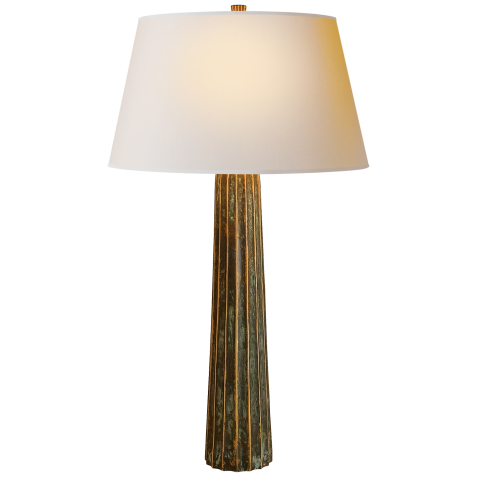 Настольная лампа Fluted Spire Large Table Lamp CHA 8906BZV-NP