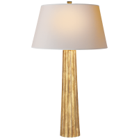 Настольная лампа Fluted Spire Large Table Lamp CHA 8906GI-NP