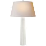 Настольная лампа Fluted Spire Large Table Lamp CHA 8906WHT-NP