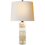 Настольная лампа Round Chunky Stacked Table Lamp CHA 8945ALB-NP