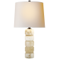 Настольная лампа Round Chunky Stacked Table Lamp CHA 8945ALB-NP
