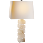 Настольная лампа Square Chunky Stacked Table Lamp CHA 8947ALB-NP