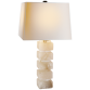 Настольная лампа Square Chunky Stacked Table Lamp CHA 8947ALB-NP