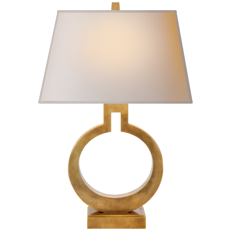 Настольная лампа Ring Form Small Table Lamp CHA 8969AB-NP