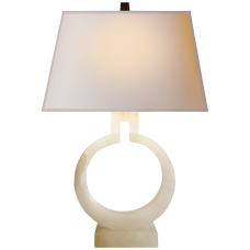 Настольная лампа Ring Form Small Table Lamp CHA 8969ALB-NP