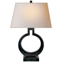 Настольная лампа Ring Form Small Table Lamp CHA 8969BZ-NP