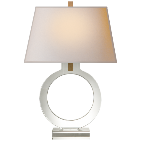 Настольная лампа Ring Form Small Table Lamp CHA 8969CG-NP