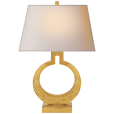 Настольная лампа Ring Form Small Table Lamp CHA 8969G-NP