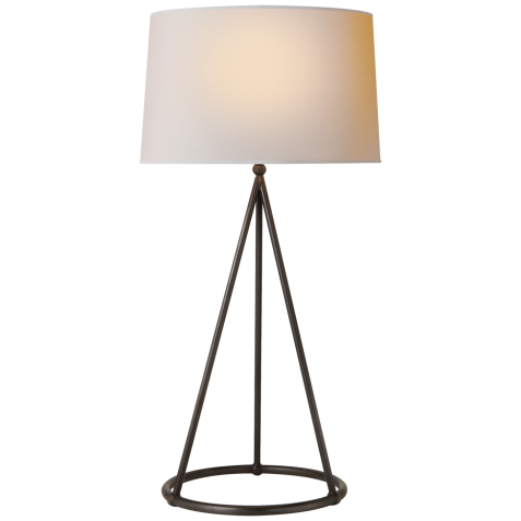 Настольная лампа Nina Tapered Table Lamp TOB 3026AI-NP