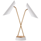 Настольная лампа Franca Double Pivoting Task Lamp ARN 3403HAB-WHT