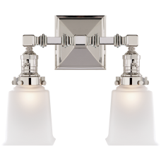 Бра Boston Square Double Light SL 2942PN-FG